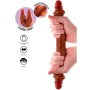 GET REAL DILDO DOBLE DONG DE SILICONA CARAMELO 35 CM