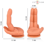 INTENSE LEELA ESTIMULADOR PUNTOG MANO FLEXIBLE 126 CM
