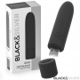 BLACK SILVER GERI BALA VIBRADORA RECARGABLE POR USB 8 VIBRACIONES NEGRO 10 X 22 CM