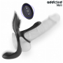 ADDICTED TOYS ANILLO DOBLE PARA EL PENE CON ESTIMULADOR DE CLiTORIS