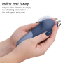 WOMANIZER VIBE VIBRADOR LAY ON SILENCIOSO AZUL OSCURO