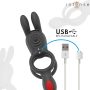 INTENSE QUINN ANILLO DOBLE CON VIBRACIoN CON CONTROL REMOTO