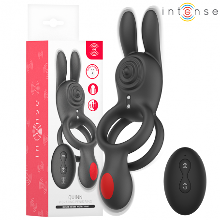 INTENSE QUINN ANILLO DOBLE CON VIBRACIoN CONTROL REMOTO