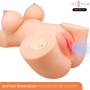 INTENSE DEEP TOUCH VERO TORSO ANO Y VAGINA CON EFECTO SUCCIoN CALOR VIBRACIoN Y VOZ CON CONTROL REMOTO 55 KG