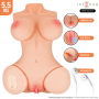 INTENSE DEEP TOUCH VERO TORSO ANO Y VAGINA CON EFECTO SUCCIoN CALOR VIBRACIoN Y VOZ CON CONTROL REMOTO 55 KG