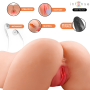 INTENSE DEEP TOUCH JULIA MASTURBADOR ANO Y VAGINA CON EFECTO SUCCIoN CALOR VIBRACIoN Y VOZ CON CONTROL REMOTO 9 KG