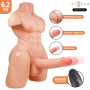 INTENSE DEEP TOUCH MARTY TORSO CON ANO Y DILDO REALiSTICO CON EMPUJE Y VIBRACIoN CONTROL REMOTO 62 KG