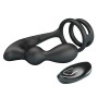 MR PLAY ANILLO PARA PENE CON PLUG ANAL CON VIBRACIoN CONTROL REMOTO