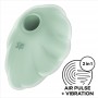 SATISFYER CLOUD DANCER VERDE VIBRADOR AIR PULSE