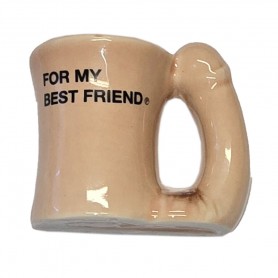 DIABLO PICANTE IMaN TAZA CERaMICA CON ASA DE PENE FOR MY BEST FRIEND