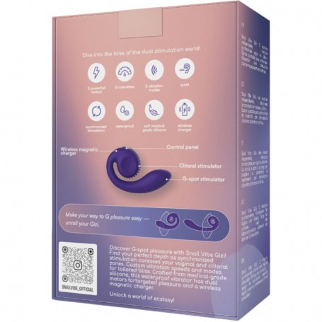 SNAIL VIBE GIZI ESTIMULADOR DUAL VIOLETA