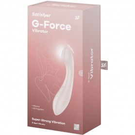 SATISFYER G FORCE ESTIMULADOR VIBRADOR PUNTO G BEIGE