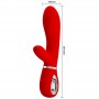 PRETTY LOVE THOMAS VIBRADOR PUNTO G MULTIFUNCIoN ROJO