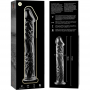NEBULA SERIES BY IBIZA MODELO 12 DILDO CRISTAL TRANSPARENTE 17 CM O 35 CM