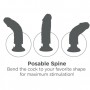 KING COCK DILDO VIBRADOR CON TESTiCULOS 1778 CM NATURAL