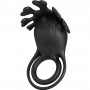 PRETTY LOVE RUBEN ANILLO VIBRADOR 7 VIBRACIONES SILICONA NEGRO