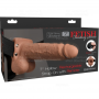 FETISH FANTASY SERIES ARNeS AJUSTABLE PENE REALiSTICO CON TESTiCULOS RECARGABLE Y VIBRADOR 178 CM