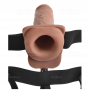 FETISH FANTASY SERIES ARNeS AJUSTABLE PENE REALiSTICO CON TESTiCULOS RECARGABLE Y VIBRADOR 178 CM