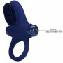 PRETTY LOVE PALLE ANILLO CON VIBRACIoN AZUL