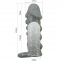 PRETTY LOVE FUNDA REALiSTICA ALARGADORA Y RETARDANTE PARA PENE GRIS