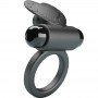 PRETTY LOVE DEBONAIRE ANILLO VIBRADOR CONEJO 10 VIBRACIONES NEGRO
