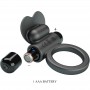 PRETTY LOVE DEBONAIRE ANILLO VIBRADOR CONEJO 10 VIBRACIONES NEGRO