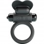 PRETTY LOVE DEBONAIRE ANILLO VIBRADOR CONEJO 10 VIBRACIONES NEGRO