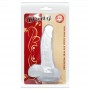 BAILE DILDO REALiSTICO CON VENTOSA Y TESTiCULOS 167 CM TRANSPARENTE