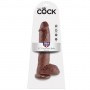KING COCK 10 PENE REALiSTICO MARRoN 265 CM