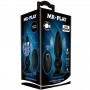 MR PLAY VIBRADOR POTENTE CONTROL REMOTO ANAL PLUG NEGRO