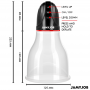 JAMYJOB XPAND LITE BOMBA AUTOMTICA DE TESTiCULOS 3 NIVELES DE SUCCIONADOR GRIS