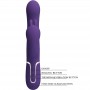 PRETTY LOVE CAMMY TRIPLE VIBRADOR MULTIFUNCIoN 4 EN 1 MORADO