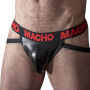 MACHO MX25RC JOCK CUERO ROJO L