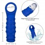 CALEXOTICS ADMIRAL BEADED FUNDA PENE SILICONA LiQUIDA AZUL