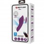 PRETTY LOVE MANE MASAJEADOR LAY ON CLiTORIS 10 VIBRACIONES CONTROL REMOTO MORADO