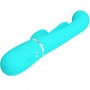 PRETTY LOVE SHANIA TRIPLE VIBRADOR RABBIT MULTIFUNCIoN 3 EN 1