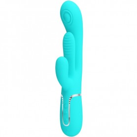 PRETTY LOVE SHANIA TRIPLE VIBRADOR RABBIT MULTIFUNCIoN 3 EN 1