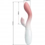PRETTY LOVE BRIGHTY VIBRADOR PUNTO G ESTIMULADOR CLiTORIS 30 VIBRACIONES ROSA