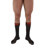 MACHO CALCETINES FINOS NEGRO ROJO TALLA uNICA