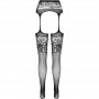 PASSION S029 MEDIAS CON LIGUERO NEGRO TALLA uNICA