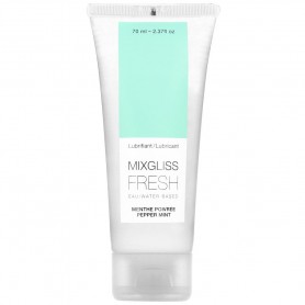 MIXGLISS LUBRICANTE BASE AGUA EFECTO FRIO SABOR A MENTA 70 ML