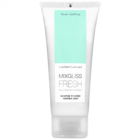 MIXGLISS LUBRICANTE BASE AGUA EFECTO FRIO SABOR A MENTA 70 ML
