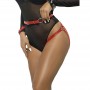 SUBBLIME 953706 ESPOSAS CON CINTURoN BONDAGE ROJO TALLA uNICA