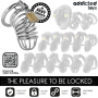 ADDICTED TOYS LOCKED IRON CELL JAULA PARA PENE DE METAL TALLA M