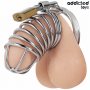 ADDICTED TOYS LOCKED IRON CELL JAULA PARA PENE DE METAL TALLA M