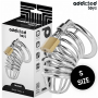 ADDICTED TOYS LOCKED IRON CELL JAULA PARA PENE DE METAL 4 CM TALLA S