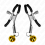 KINK PINZAS PARA PEZONES CON CAMPANILLA DORADA 6 CM