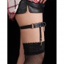 SUBBLIME 953744 LIGA PUNK DE CUERO AJUSTABLE NEGRO TALLA uNICA