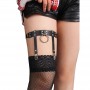 SUBBLIME 953744 LIGA PUNK DE CUERO AJUSTABLE NEGRO TALLA uNICA
