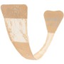 BYE BRA TANGA ADHESIVO ENCAJE BEIGE TALLA uNICA